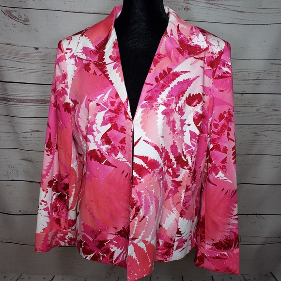 Josephine Womens Sz 16 Jacket Blazer with floral - Picture 3 of 8